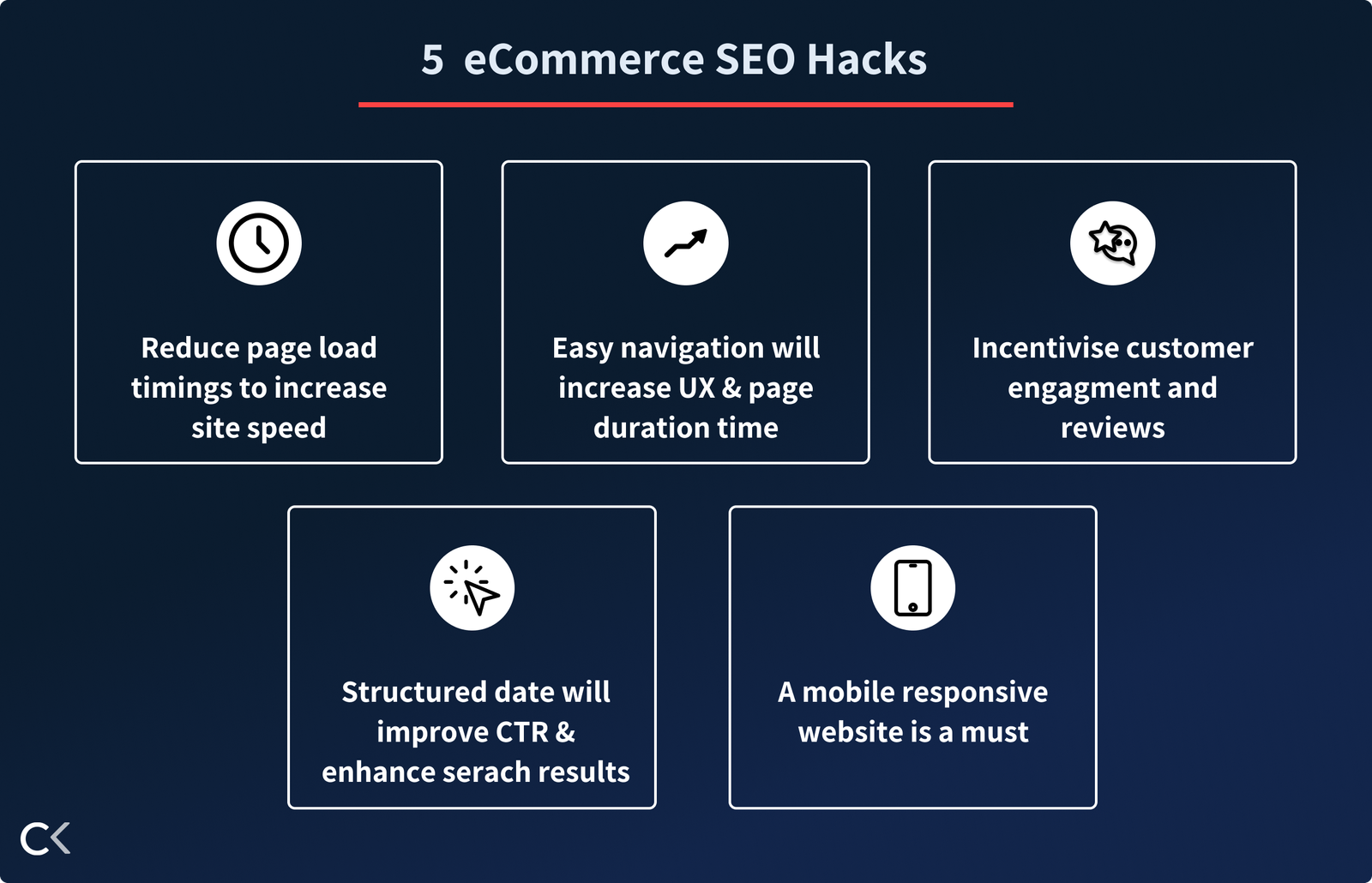 5 eCommerce SEO Hacks - apex initium